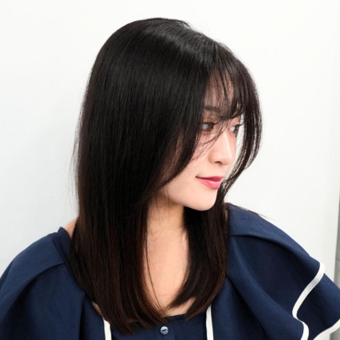 セミロング 似合わせカット シースルーバング 小顔カット トリートメント カット ❇️安達 優心❇️ レイヤー/艶髪特化のヘアスタイル