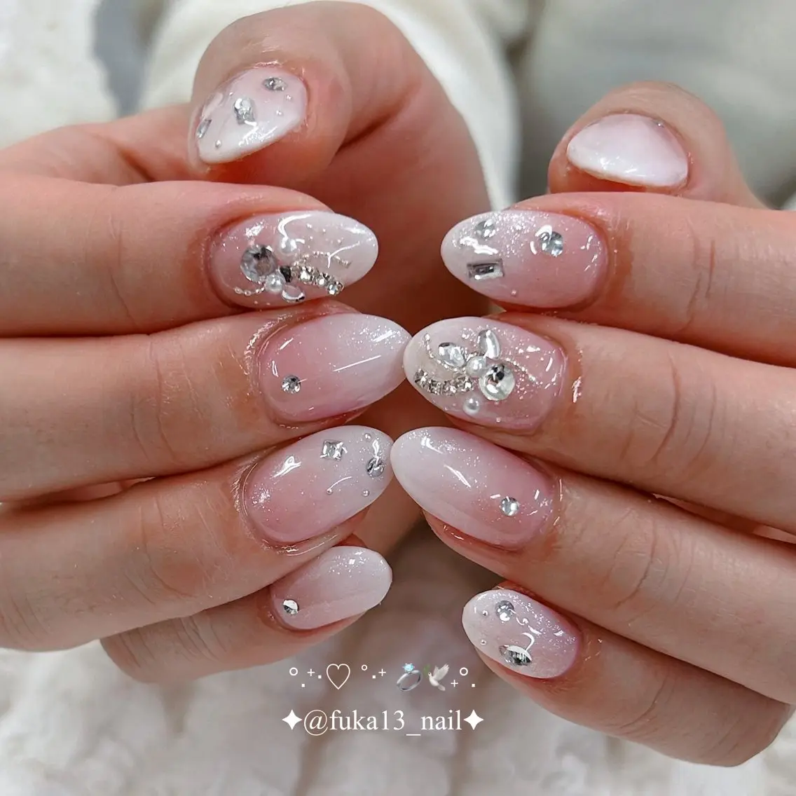 ネイル ブライダルネイル ハンドネイル Nail♡Fuka. /6月予約受付中のネイルデザイン