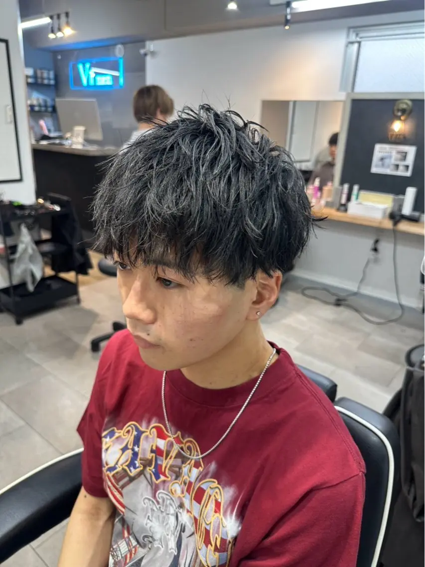 メンズ ヘアセット ⚡️大宮メンズ特化 ワタナベ　ユウト⚡️のヘアスタイル