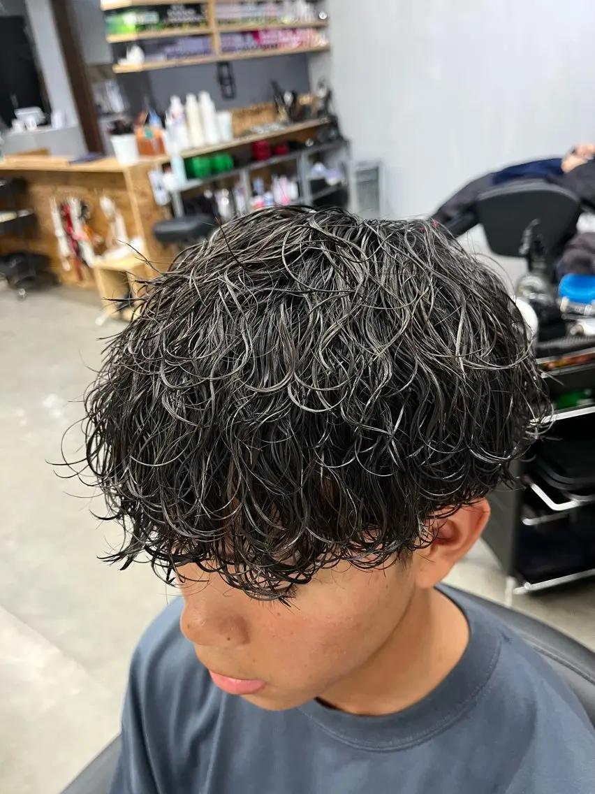 ショート パーマ メンズ カット パーマ メンズ支持率NO.1 マサキのヘアスタイル