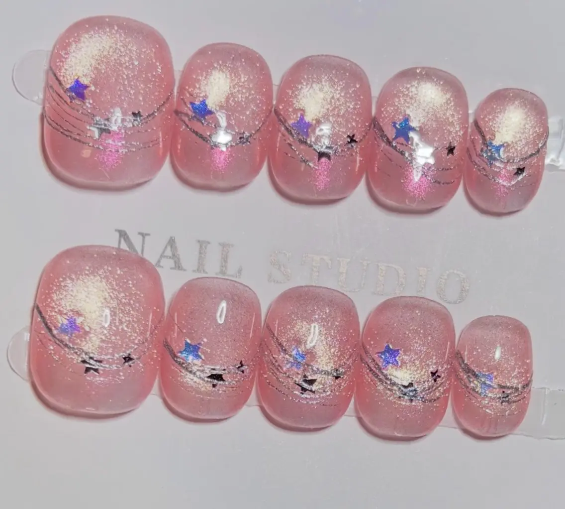 ネイル H3 Nail Tsuki🦋💙のネイルデザイン