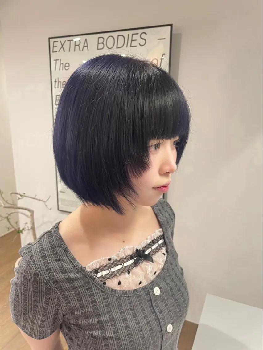 ショート カラー デザインカラー ヘアカラー lutz／ MIONのヘアスタイル