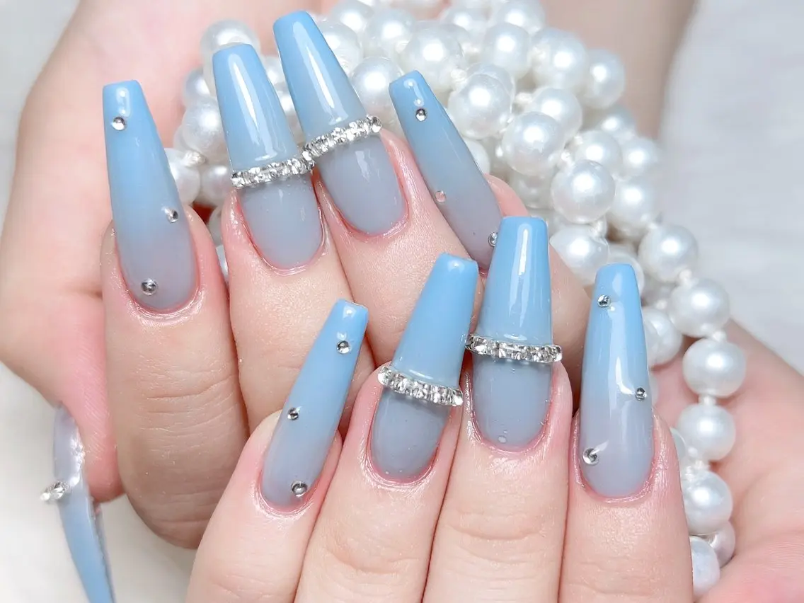 ネイル ハンドネイル M 🌷Nail 長さだし専門店のネイルデザイン