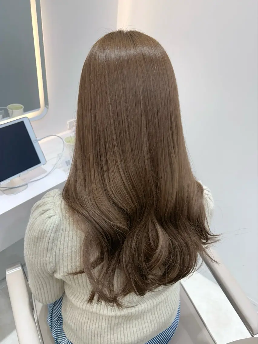 ロング カラー ブリーチ ダブルカラー ブリーチなしカラー ヘアカラー トリートメント ダブルカラー髪質改善 /Annaのヘアスタイル