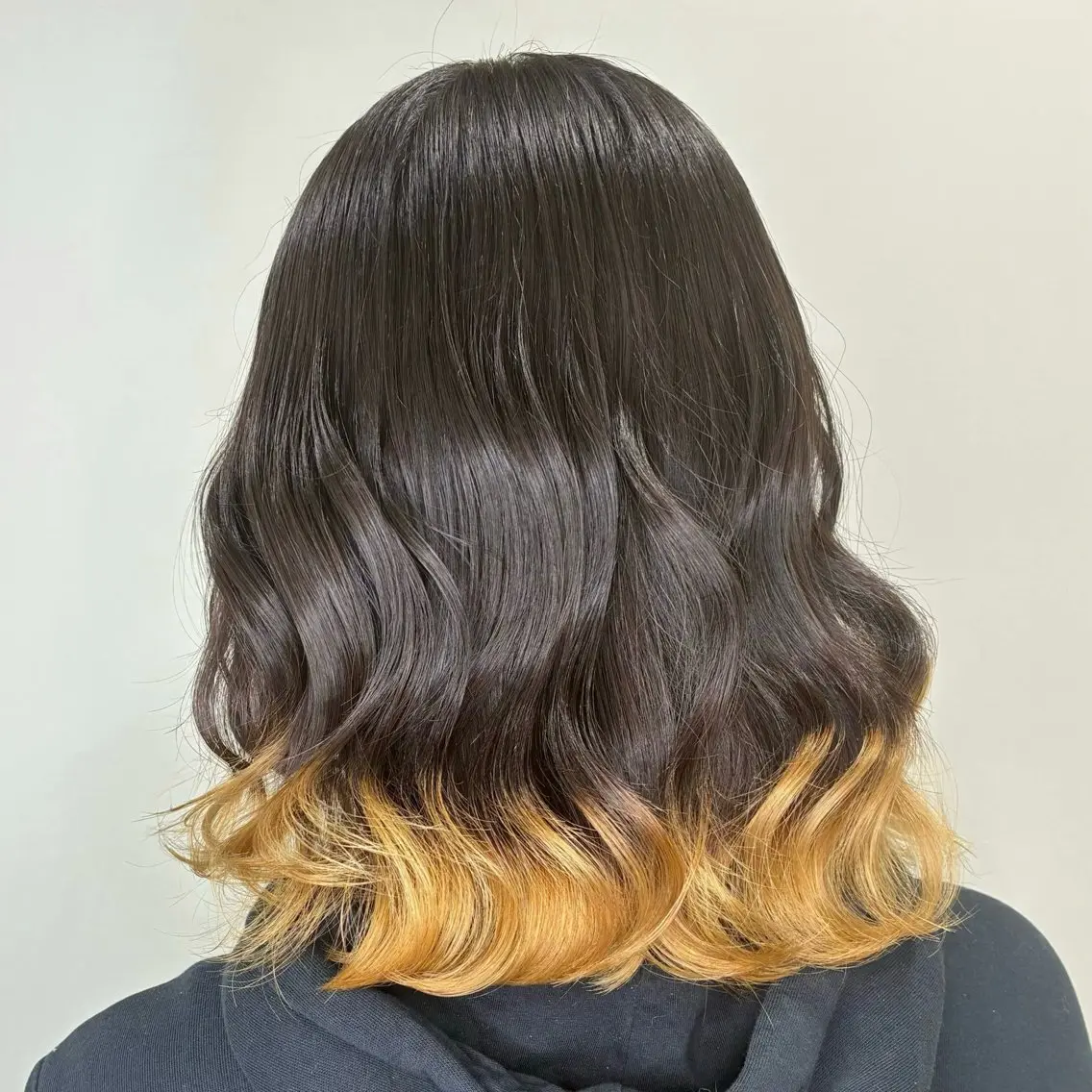 ミディアム カラー カット ヘアカラー トリートメント 梅原 姫🍬🐰のヘアスタイル