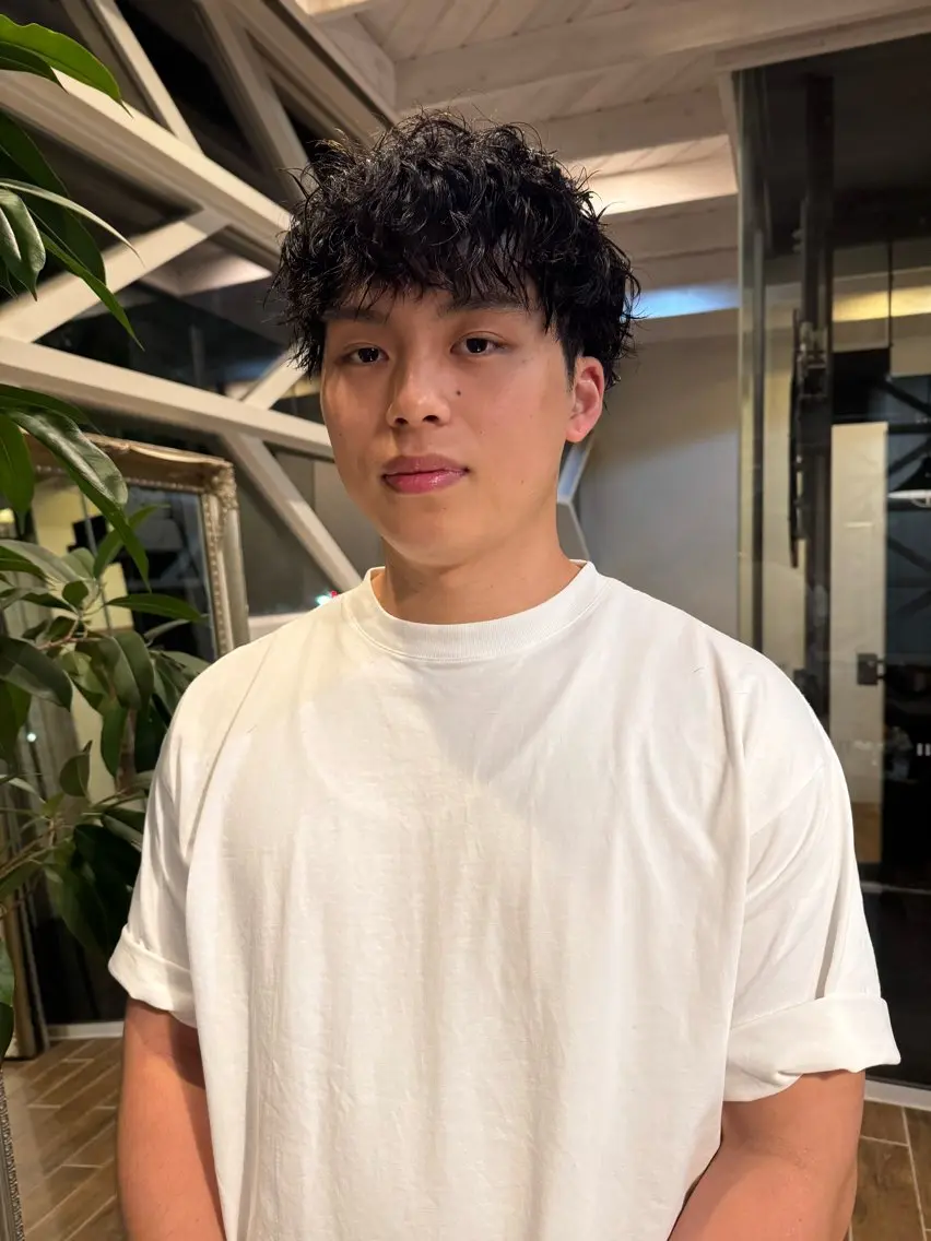 パーマ メンズ メンズパーマ カット パーマ 村上 輝のヘアスタイル