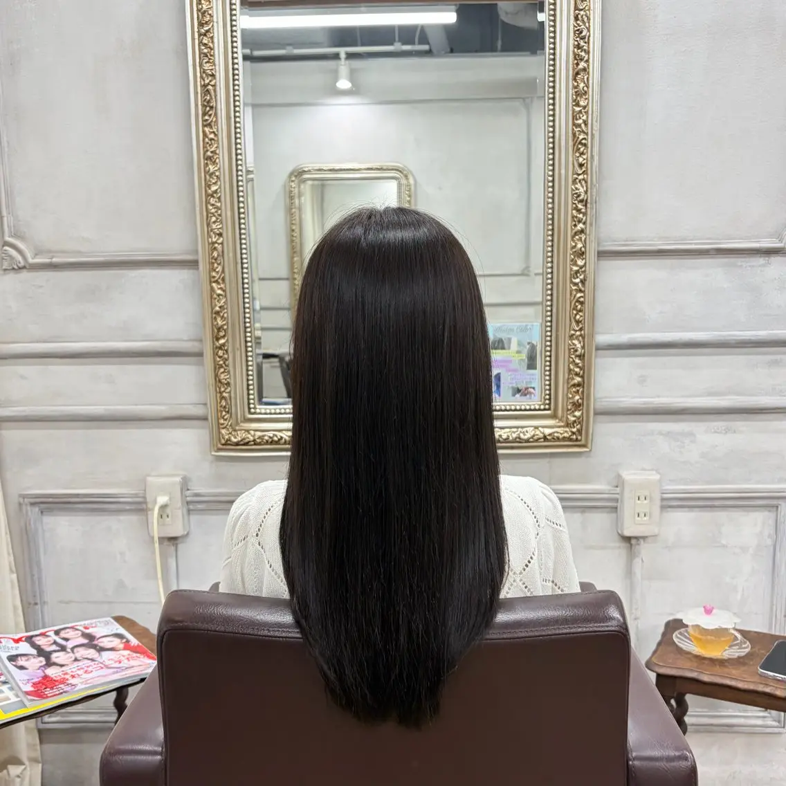 ロング カラー ヘアカラー トリートメント 北之防 奏美のヘアスタイル