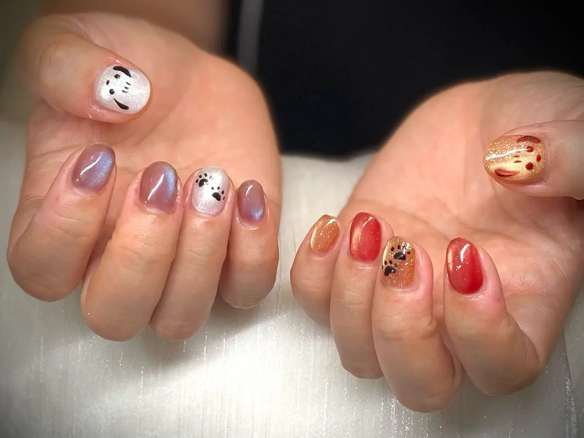 ネイル ハンドネイル LingK/nail 高士 翔子のネイルデザイン