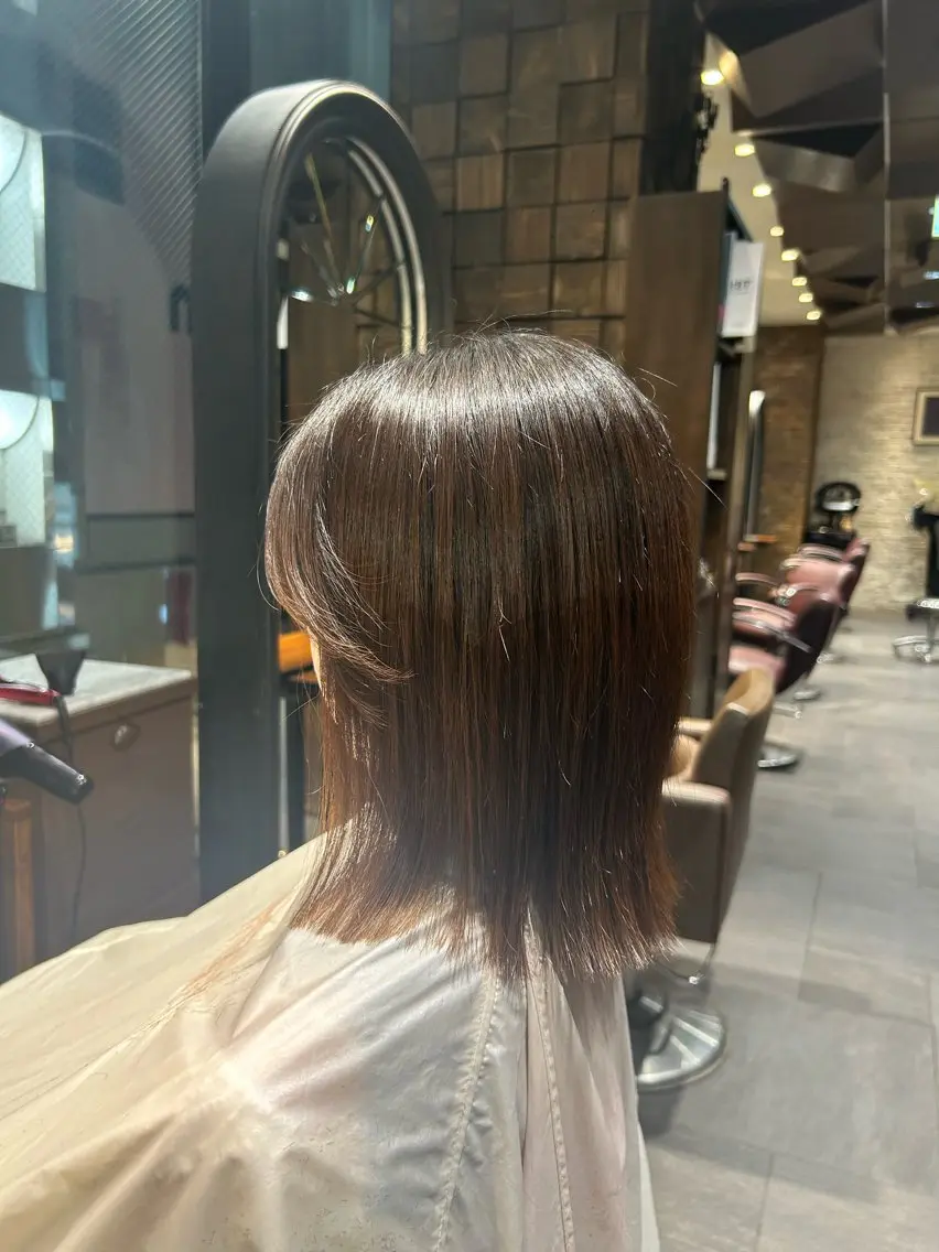 ミディアム 山田 啓太のヘアスタイル