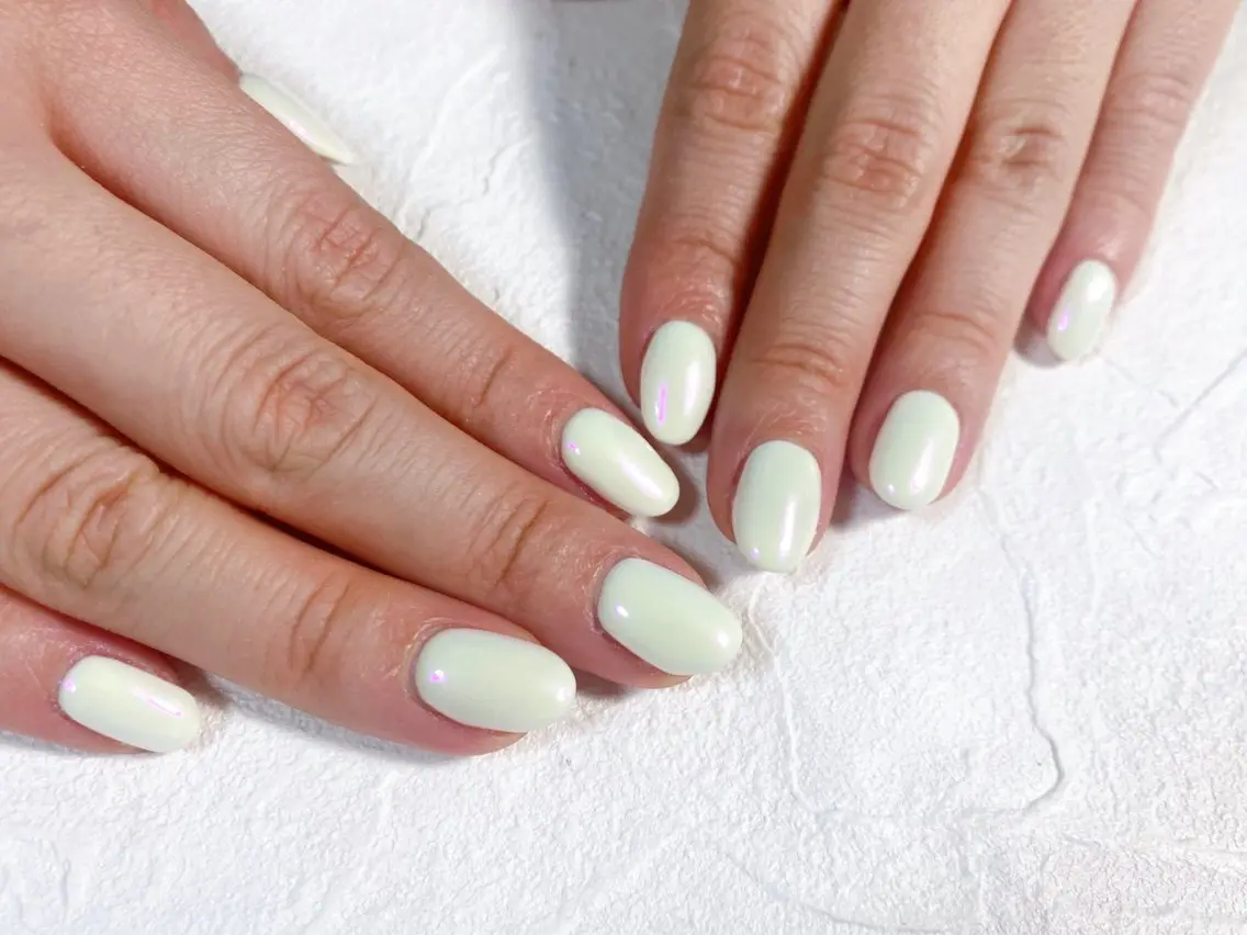 ネイル オーロラネイル フットネイル フレンチネイル ジェルネイル 韓国ネイル ハンドネイル kiki nail たまプラーザのネイルデザイン
