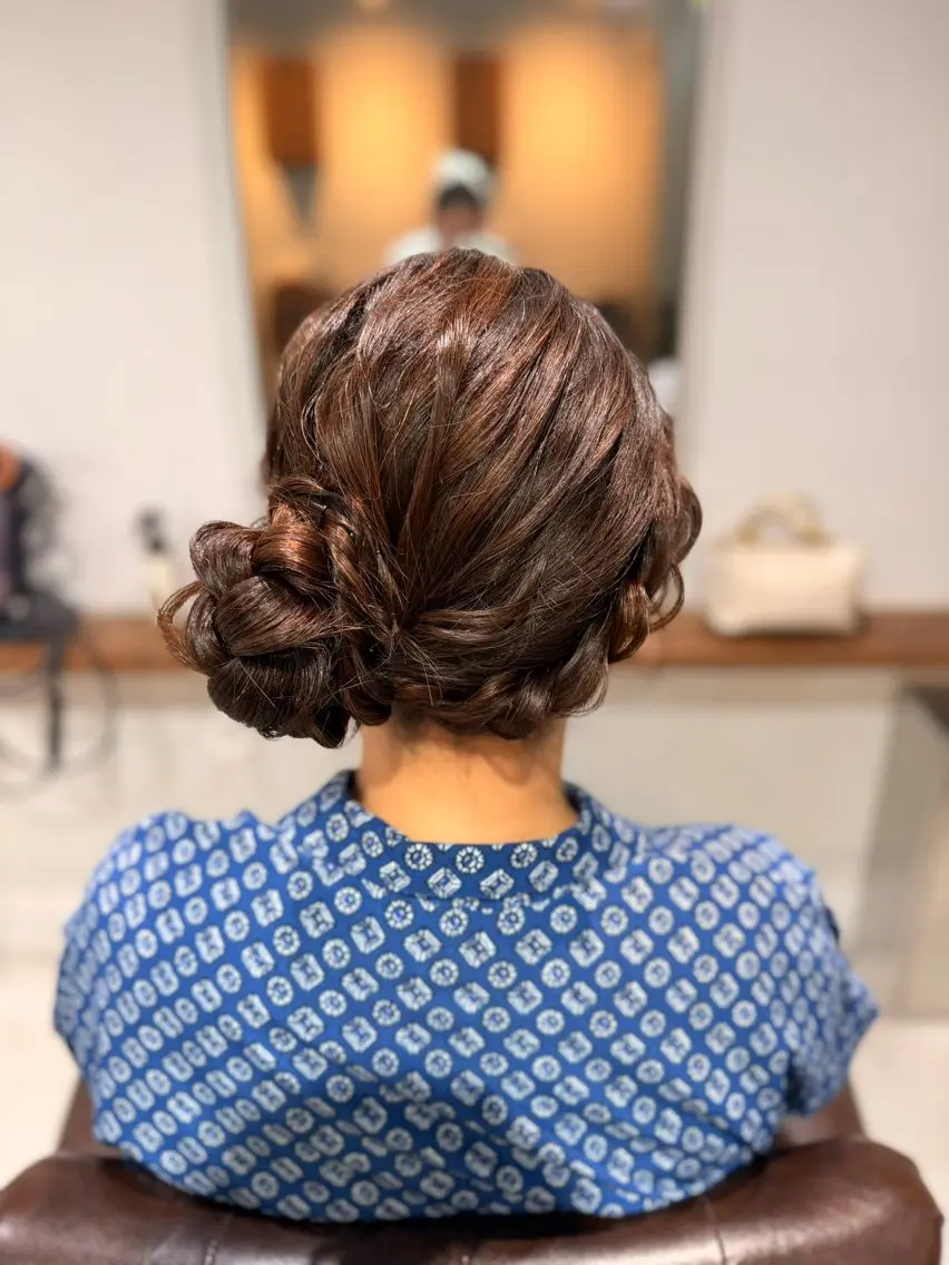 ロング ヘアアレンジ ヘアセット 手話/耳が聞こえない 🦻🏻/山本しずほのヘアスタイル