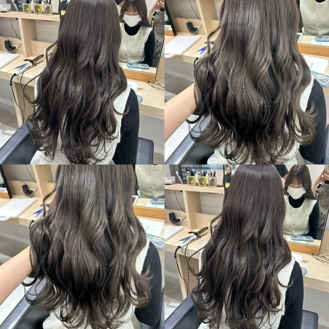 ロング カラー カット ヘアカラー トリートメント 🤍透明感/韓国風 🤍サクラギヒトミのヘアスタイル