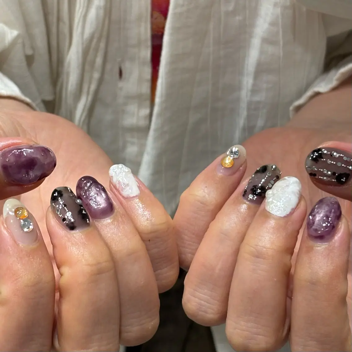 ネイル ニュアンスネイル ハンドネイル N° nail_ fuyukaのネイルデザイン