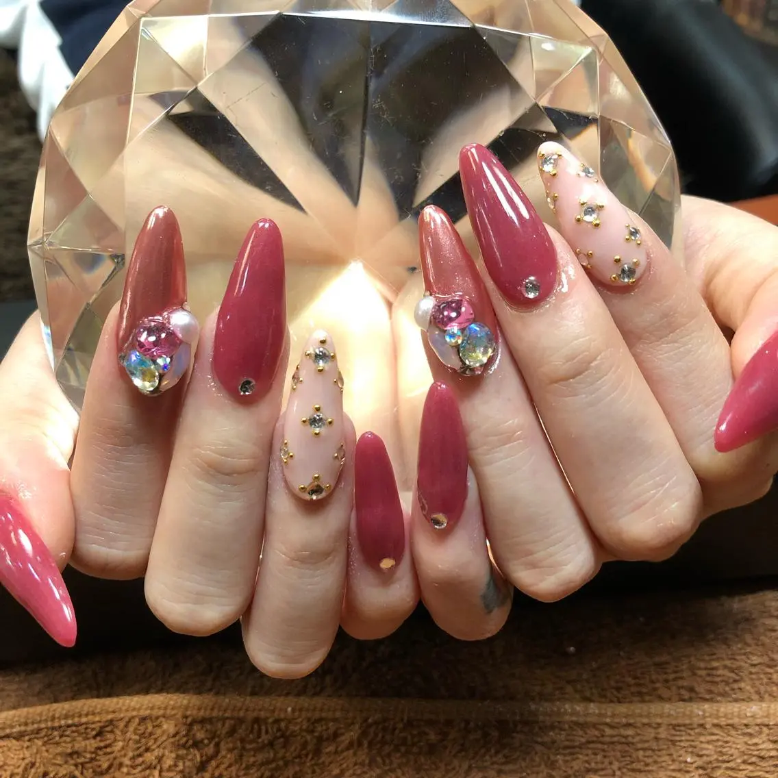 ロング ネイル ハンドネイル 《LB》ラブリエ Nail&eyeのマツエク・マツパデザイン