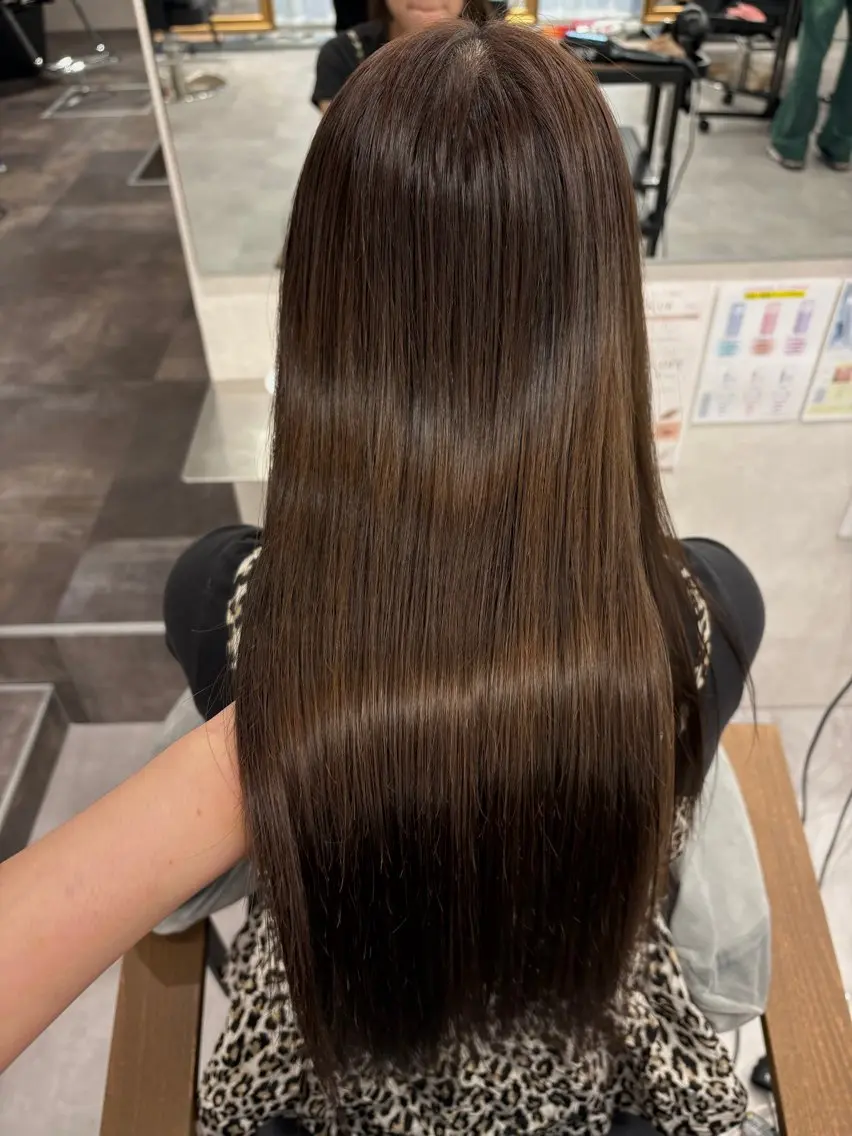 ロング カラー ブリーチ ブラウンカラー ヘアカラー ピンクカラーアレンジ 🩷AYANA🩷のヘアスタイル