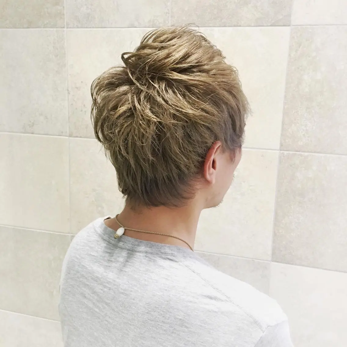 カラー メンズ メンズブリーチ ブリーチ カット ヘアカラー カット/メンズカット 藤田麻衣のヘアスタイル