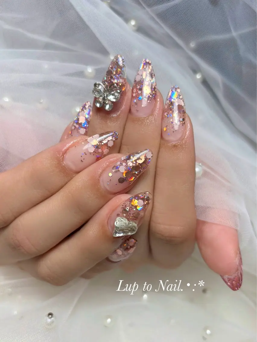 ネイル 春ネイル Lupto　Nail 【リップトゥネイル】のネイルデザイン