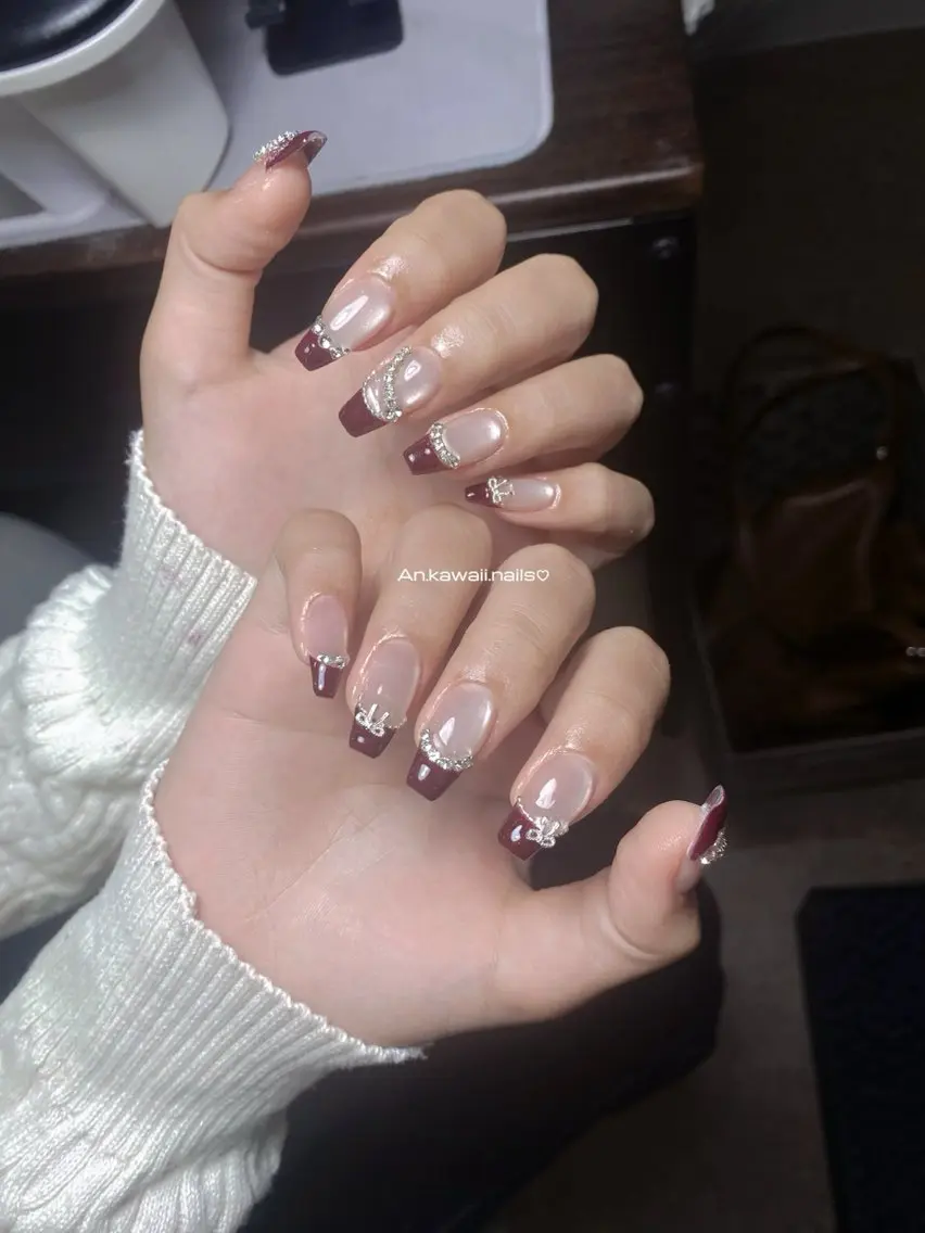 ネイル 韓国ネイル ワンホンネイル Kawaii _Nailのネイルデザイン