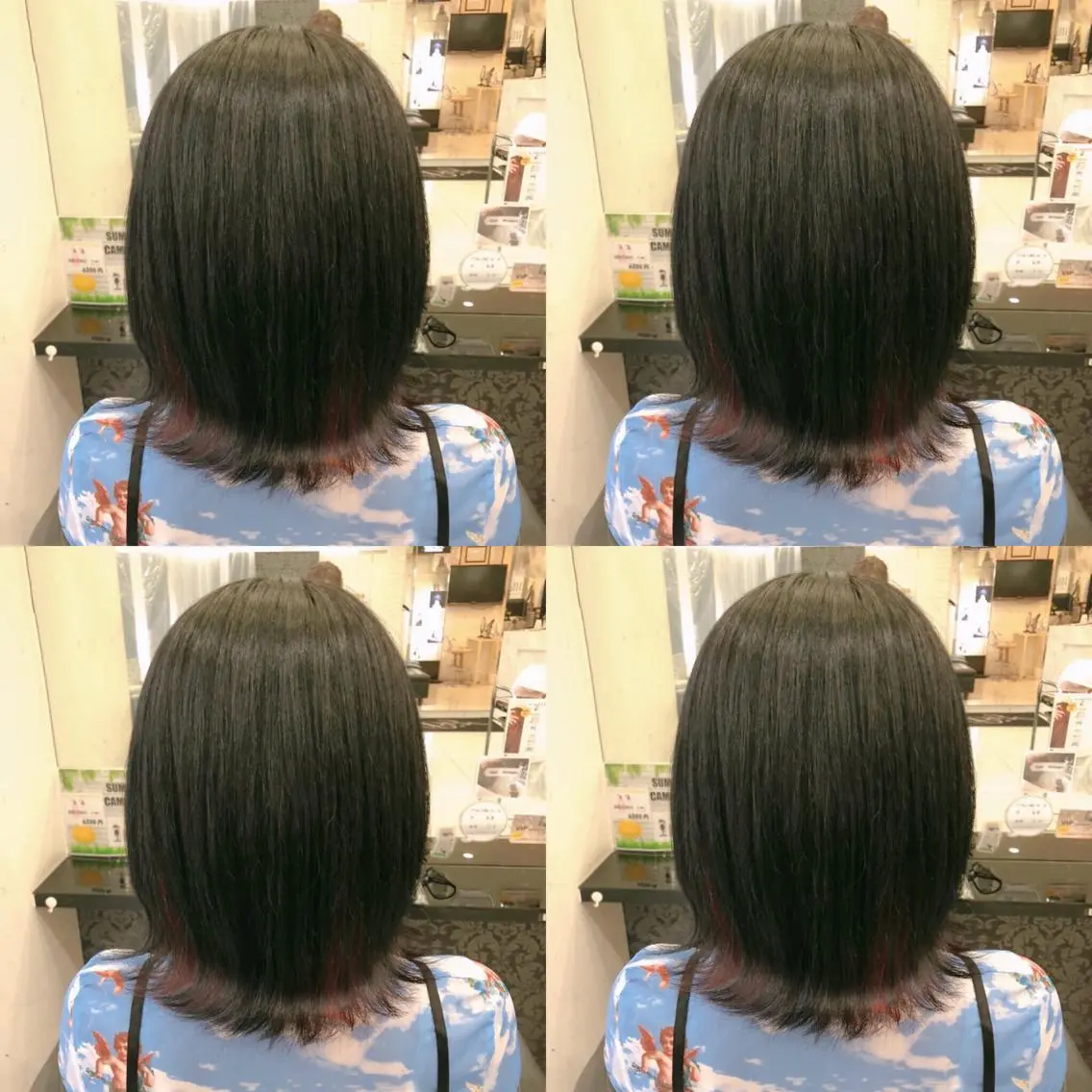 ミディアム カラー レッドカラー 🌷MAYU 🌷のヘアスタイル