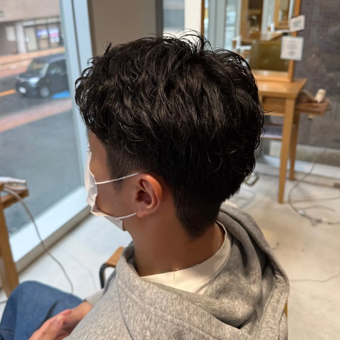 パーマ メンズ メンズパーマ カット パーマ 柳樂 響のヘアスタイル
