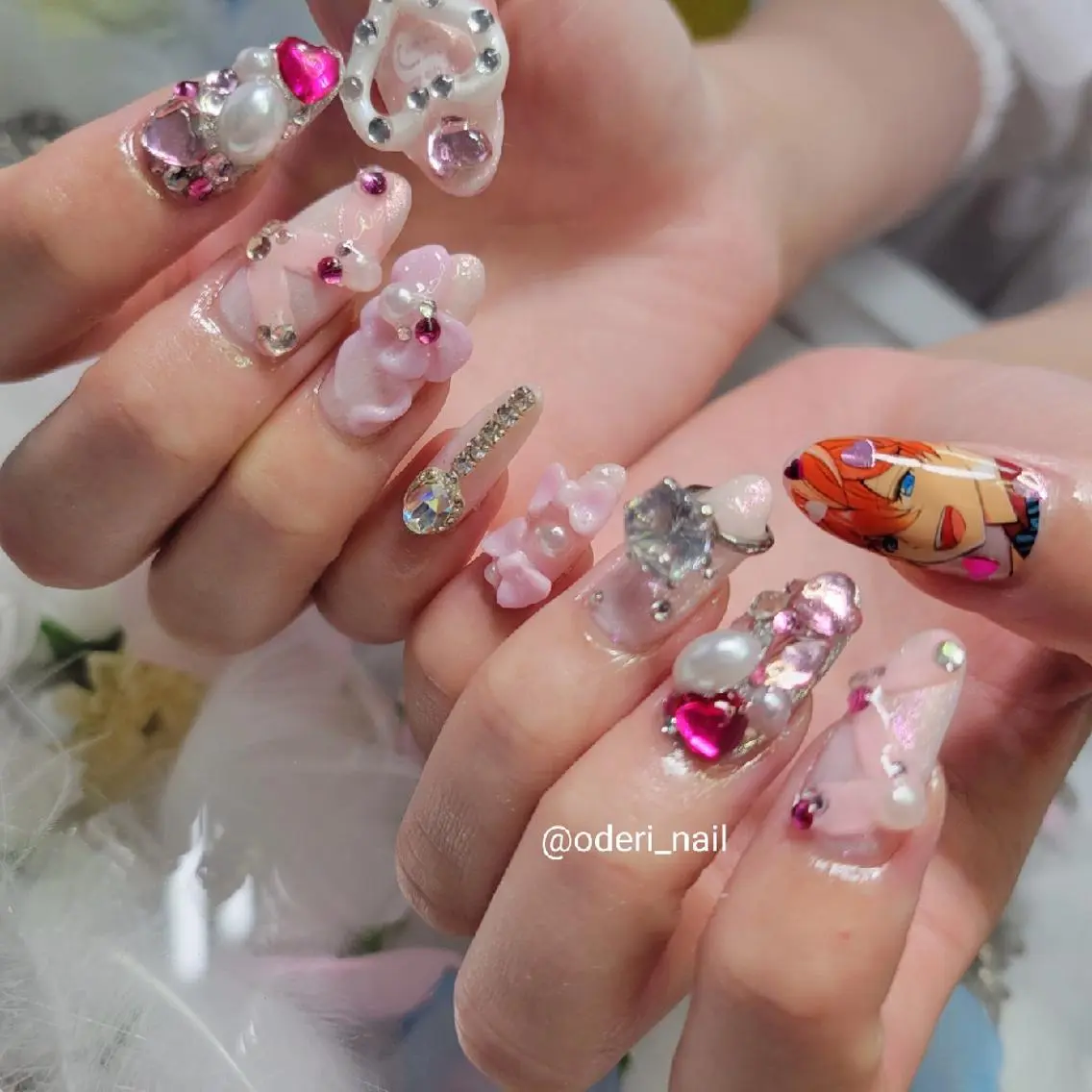 ネイル アートネイル ジェルネイル おで@ oderi_nailのネイルデザイン