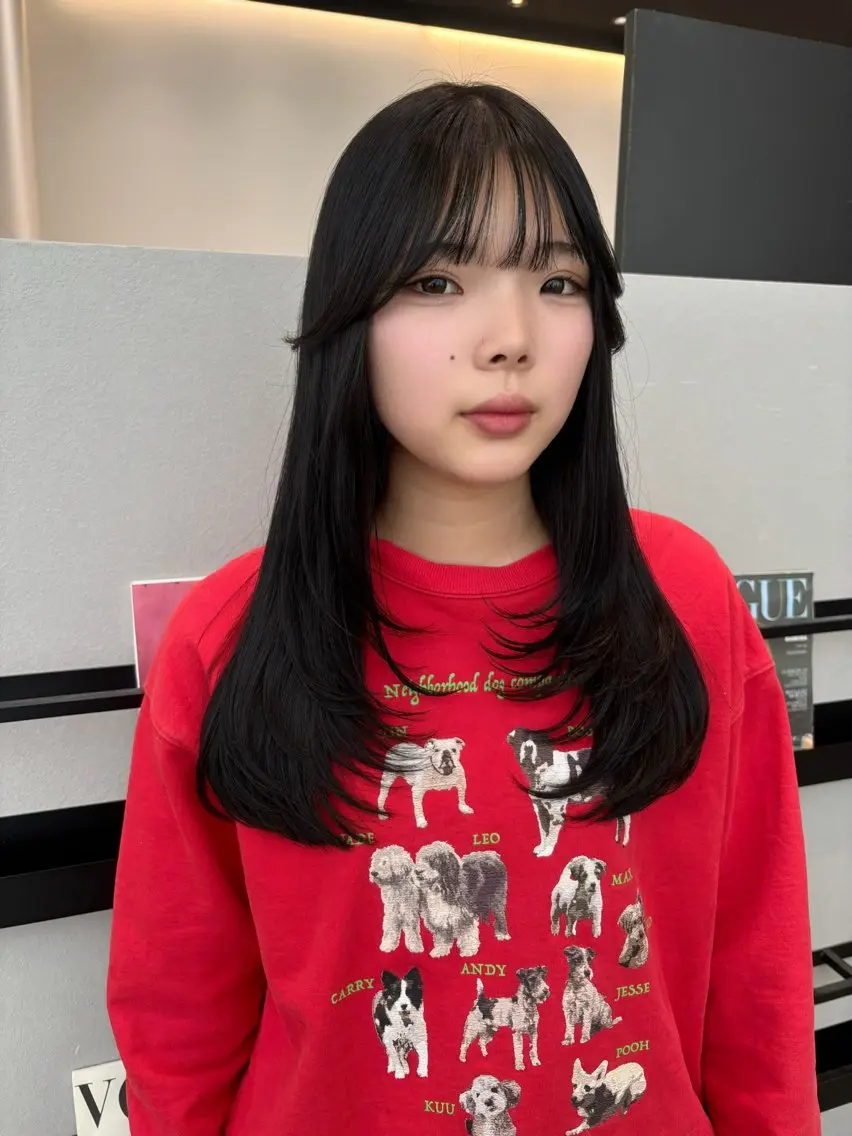 ロング カラー ハイレイヤー レイヤーカット カット ヘアカラー 透明感カラー/ レイヤーkotonoのヘアスタイル