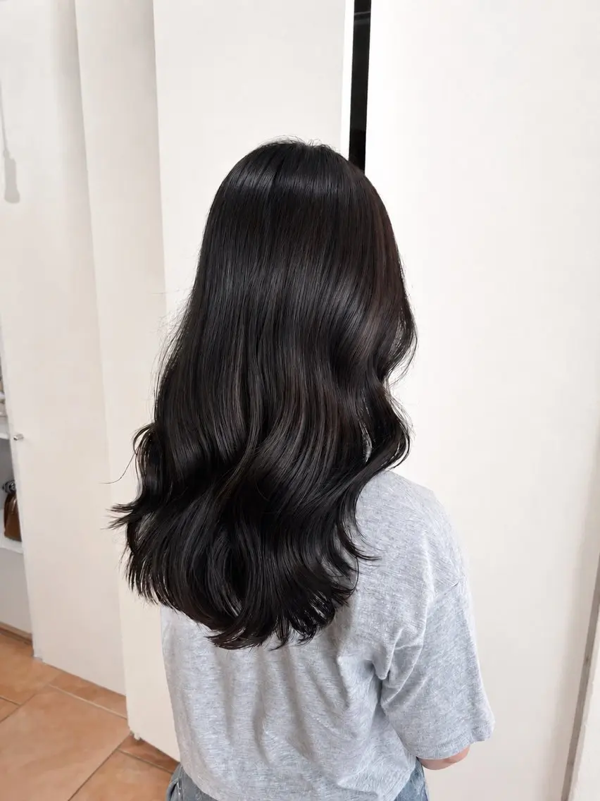 ロング カット ヘアカラー トリートメント たきぐち さくらのヘアスタイル