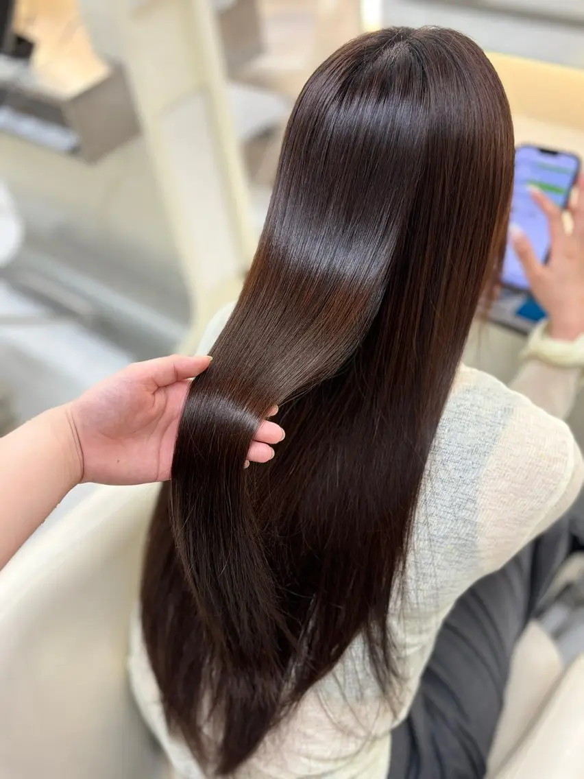 髪質改善ストレートプラチナムの写真
