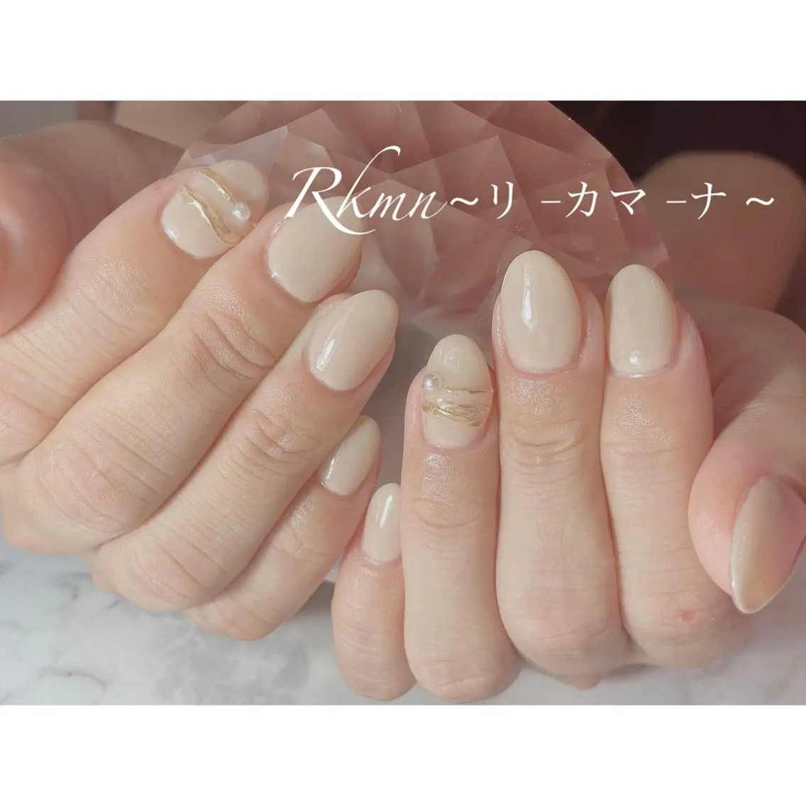 ネイル アートネイル ミラーネイル 春ネイル ハンドネイル フットネイル ハンドケア Rkmn ~リ-カマ-ナ~のネイルデザイン