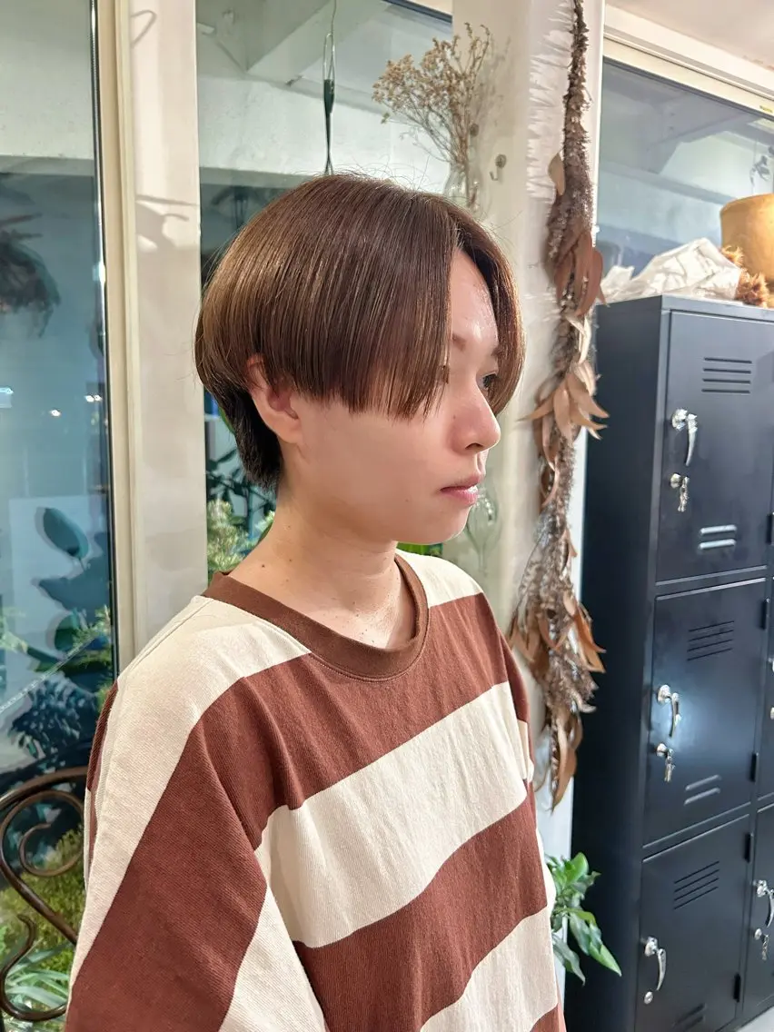 ショート ハンサムショート ショートヘア 谷澤 朋佳のヘアスタイル