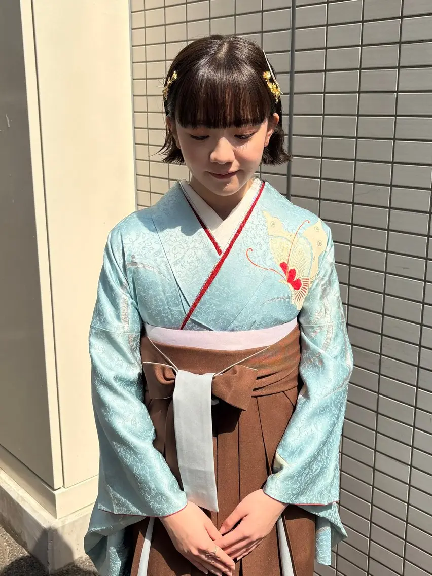 ヘアアレンジ yumemiレイヤー ✴︎ 透明感カラーのヘアスタイル