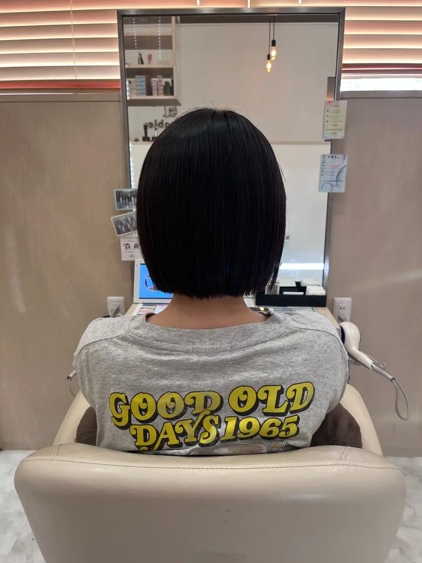 縮毛矯正の写真