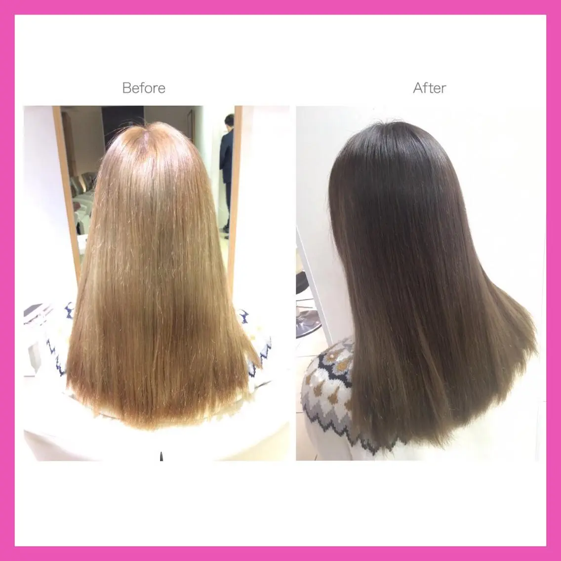 ロング カラー アッシュ グラデーションカラー パープルカラー パープルアッシュ 推しヘア🎀 NATSUNEのヘアスタイル