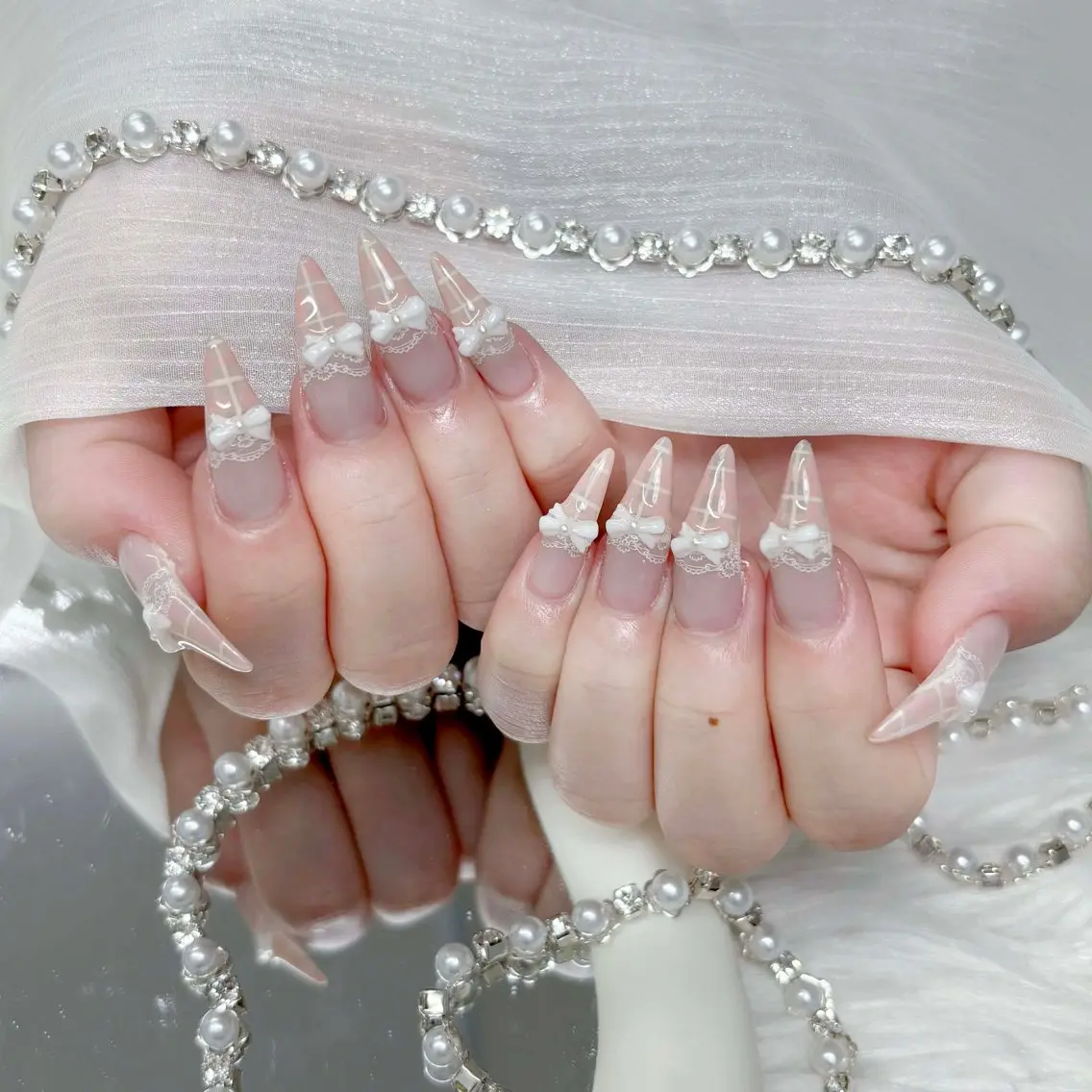ネイル キラキラネイル 韓国ネイル マグネットネイル 持ち込み ネイルチップ ハンドネイル Chiee Bling.Nailのネイルデザイン