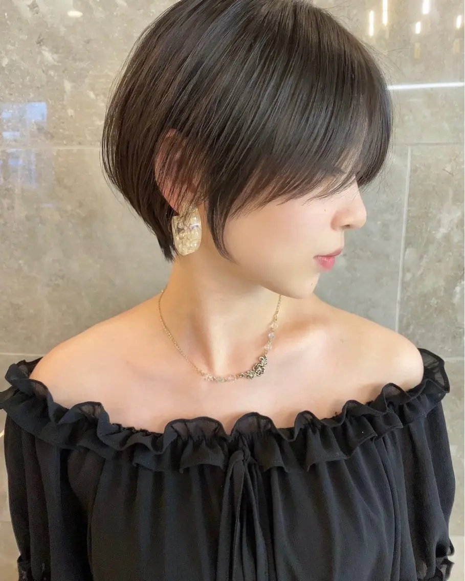 ショート ショート、ボブ満足度 100%✂️根来悠斗のヘアスタイル