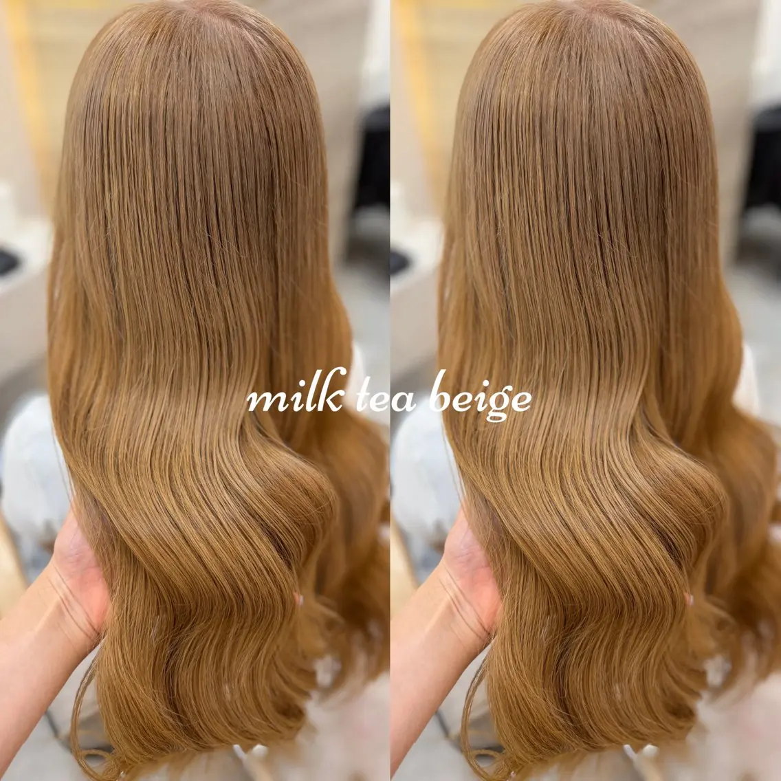 ロング ヘアカラー トリートメント lovis🧸ゆうあ 🧸/透明感カラーのヘアスタイル