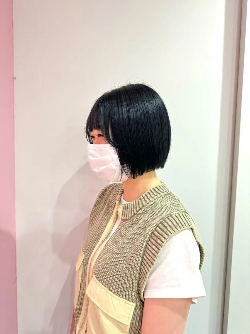 ショート カット ヘアカラー トリートメント 小谷野 真優のヘアスタイル