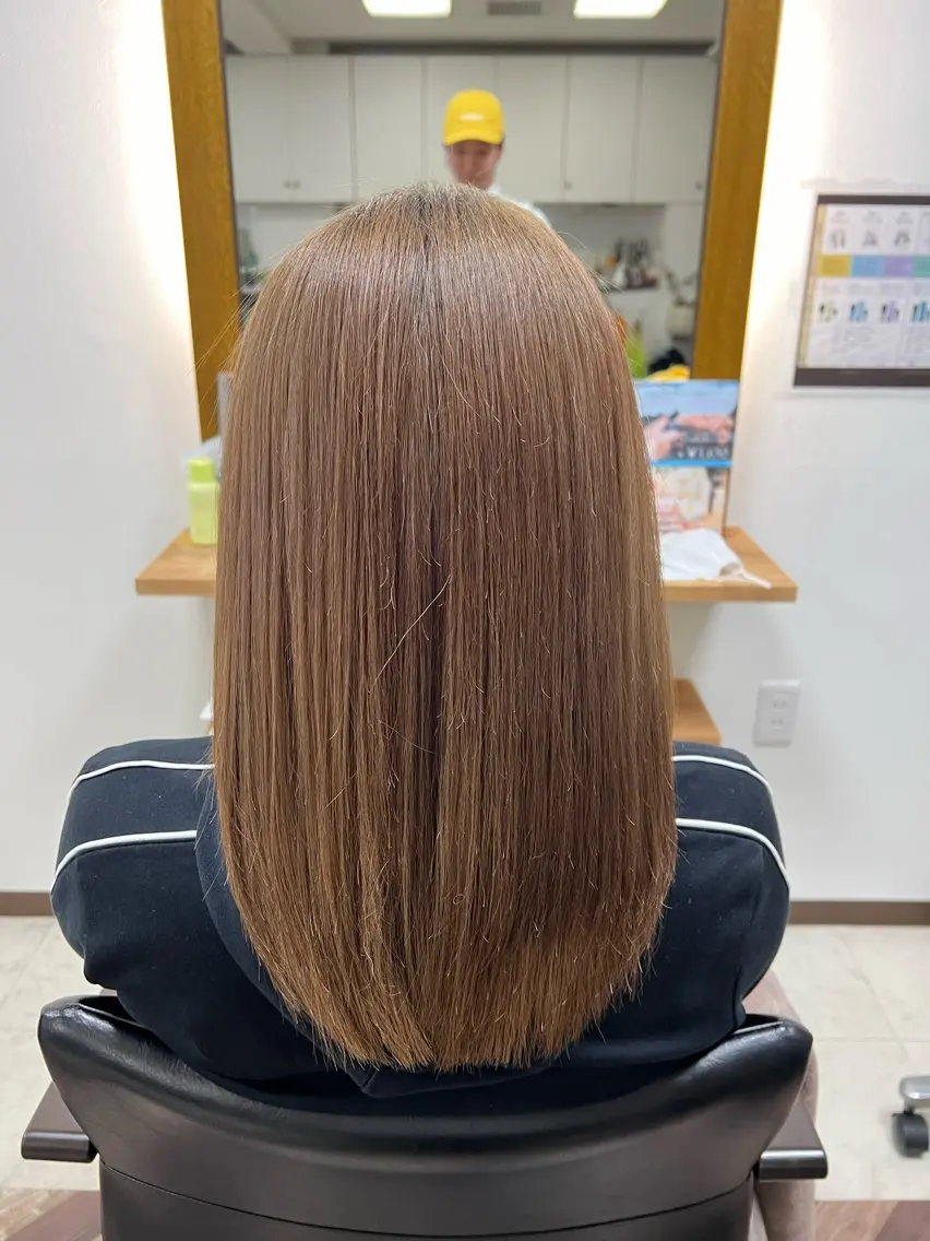 ロング 髪質改善/マツパ 垢抜け透明カラー衣笠のヘアスタイル