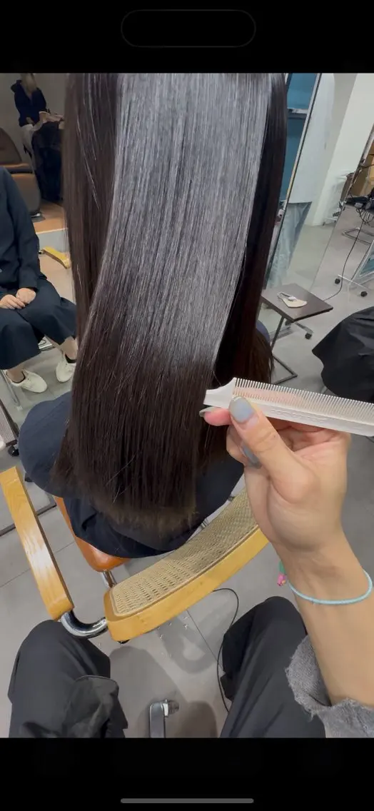 cut+縮毛矯正の写真