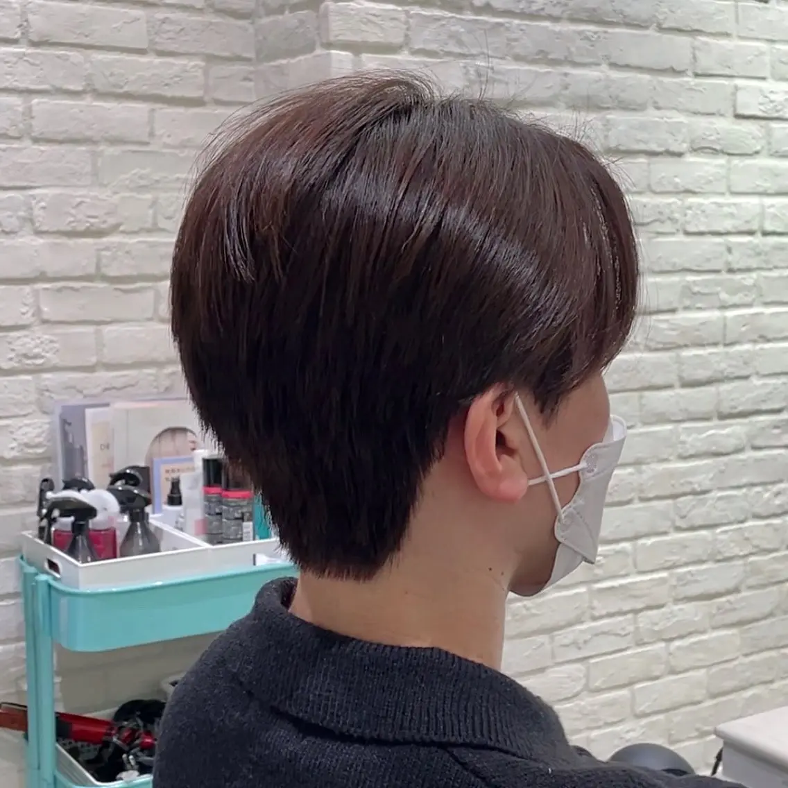 ショート パーマ ヘアアレンジ メンズ キッズ ダウンパーマ メンズパーマ パク・ボミン小野リエ 韓国ハーフ🦊のその他イメージ