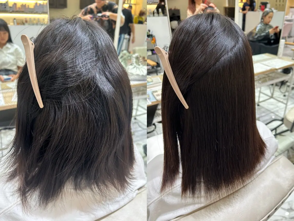 セミロング 酸性ストレート 🦋sana🦋 似合わせカット✁のヘアスタイル