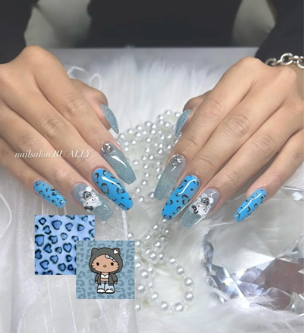 ネイル ハンドネイル 🧸RU ALLY asumi❁⃘*.ﾟのネイルデザイン