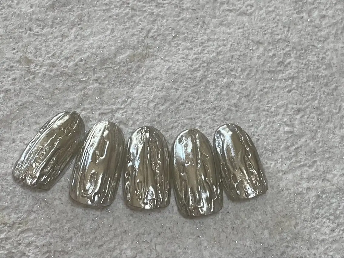 ネイル ジェルネイル 韓国ネイル メンズネイル ミラーネイル ワンカラーネイル kiki nail たまプラーザのネイルデザイン