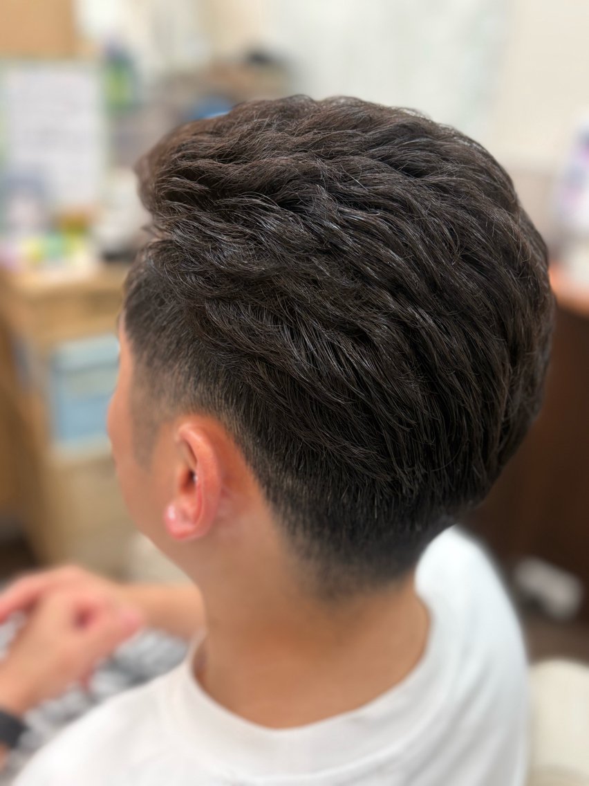 カット+アイロンパーマの写真