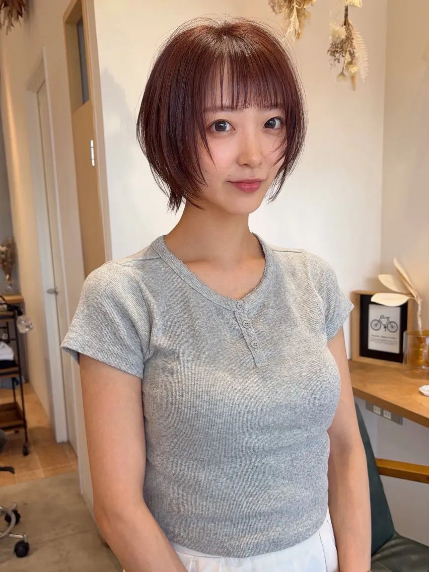 ブリーチなしダブルカラーの写真