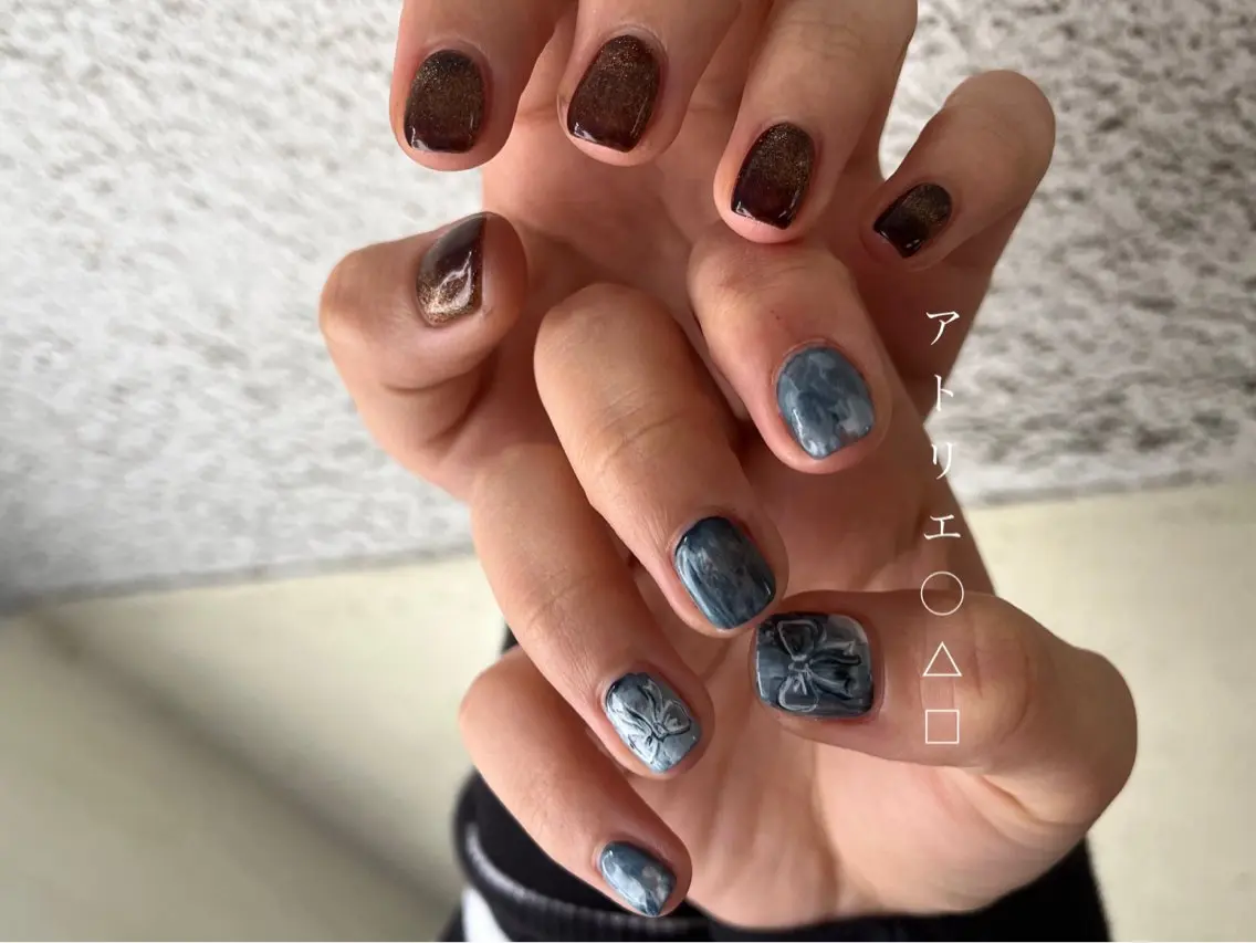 ネイル ハンドネイル アトリエ ○△□のネイルデザイン