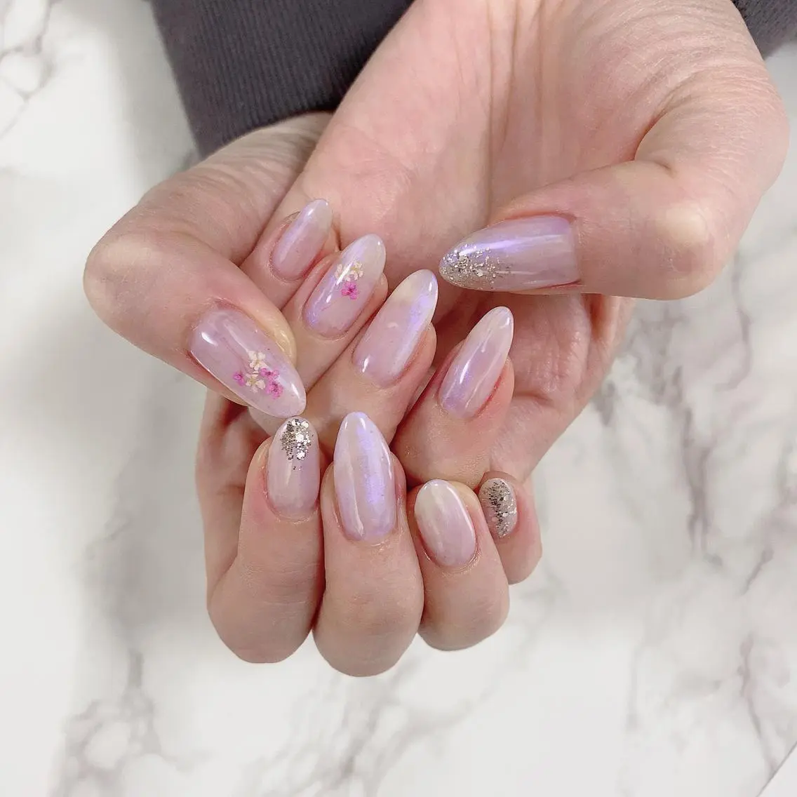 ネイル ニュアンスネイル ハンドネイル SOL NAILのネイルデザイン