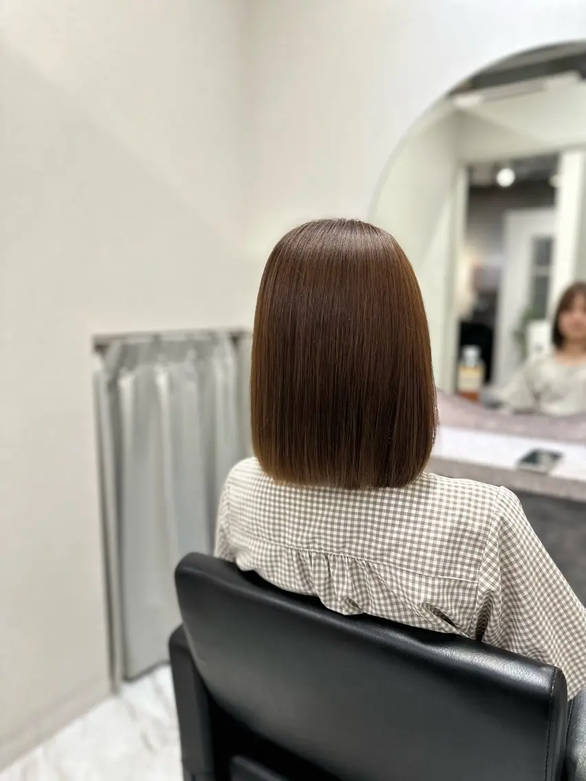 ショート カット ヘアカラー 縮毛矯正 トリートメント JYO 髪質改善専門家のヘアスタイル