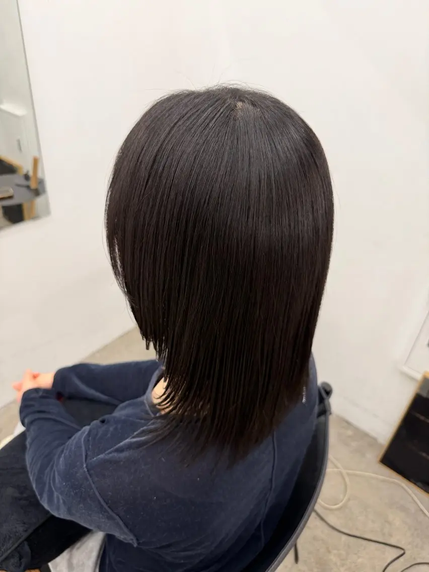ロング パーマ 縮毛矯正 ダブルカラー 大募集中❣️ あいりのヘアスタイル