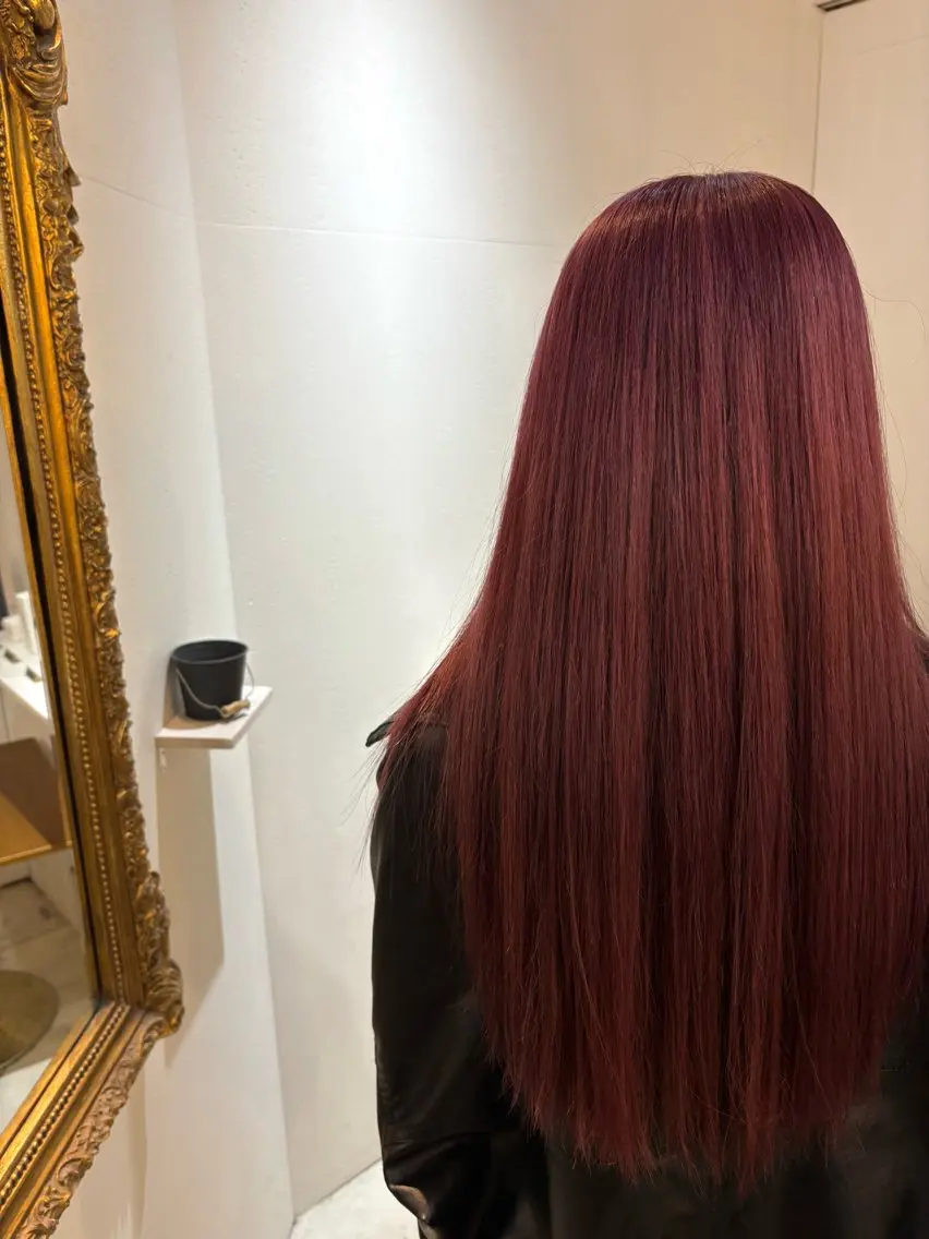 ロング ヘアカラー 🩶ハイトーン🖤 URARAのヘアスタイル